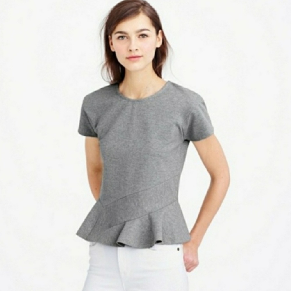 SALE J.Crew ponte peplum top